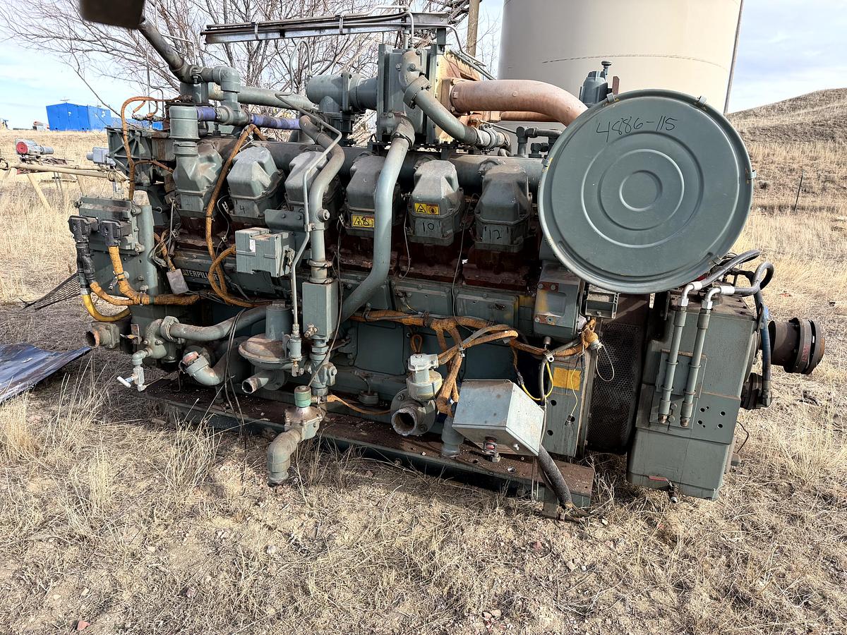 Used Cat G3512LE Natural Gas Engine 