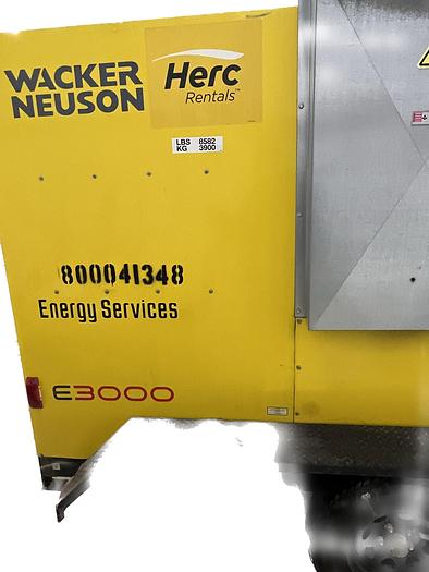 Used 2015 Wacker Neuson E3000 Ground Heater