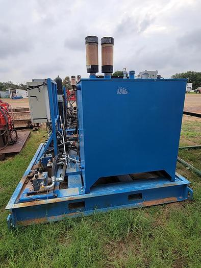 Used KUDU Industries Portable Hydraulic Power Unit, Skid Mounted