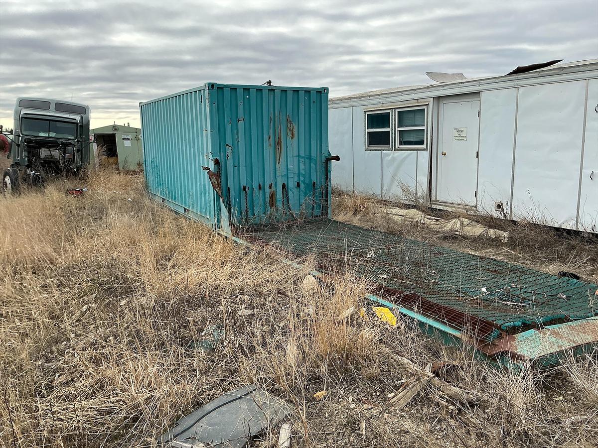 Used Welded Steel Connex w/Misc.