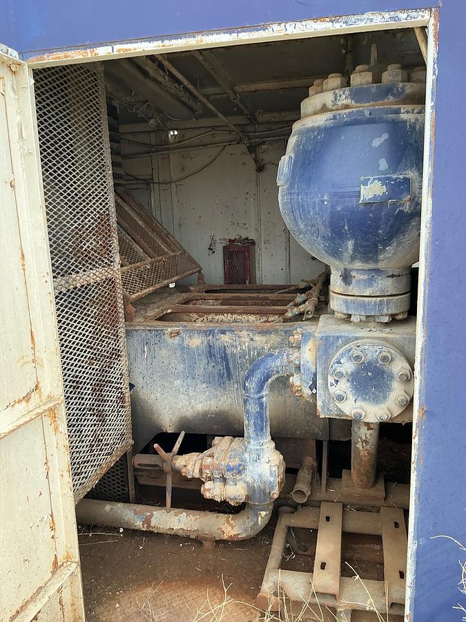 Used National Oilwell Mud Pump p/b Cat 3508 in Shed Stock #4886-49 .1.2.3