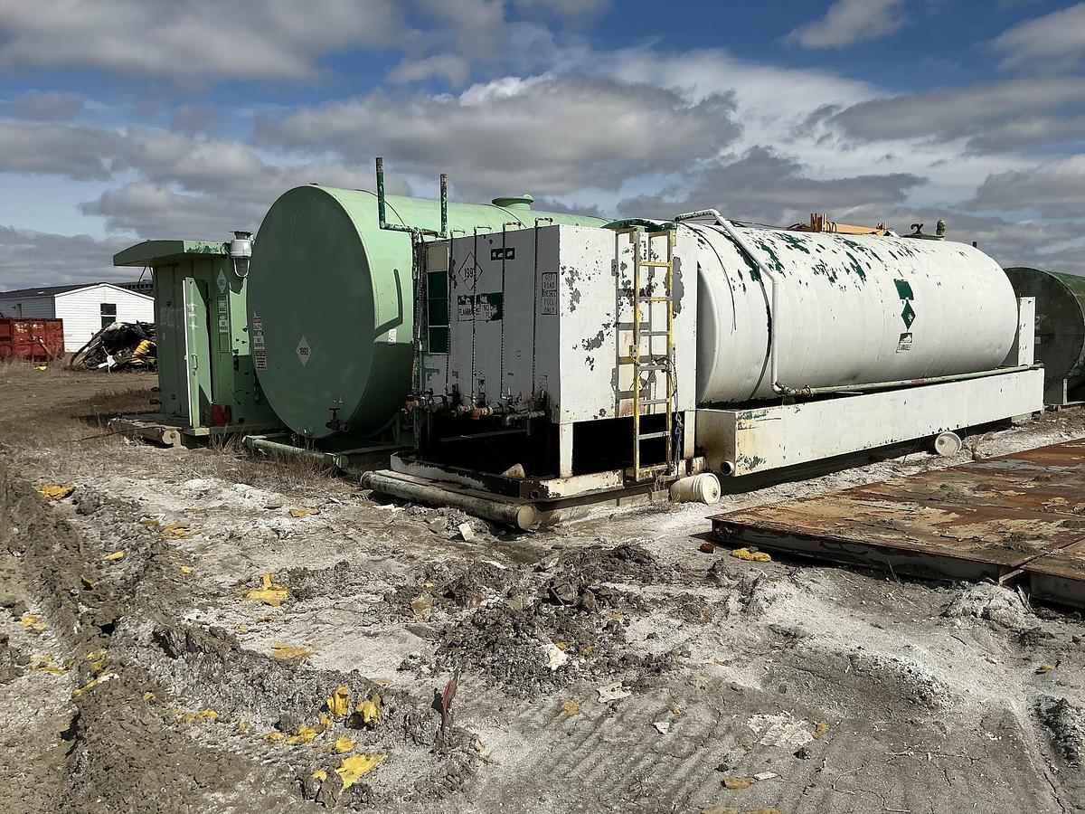 Used Welded Steel 15,000 Gallon Diesel Fuel Tank