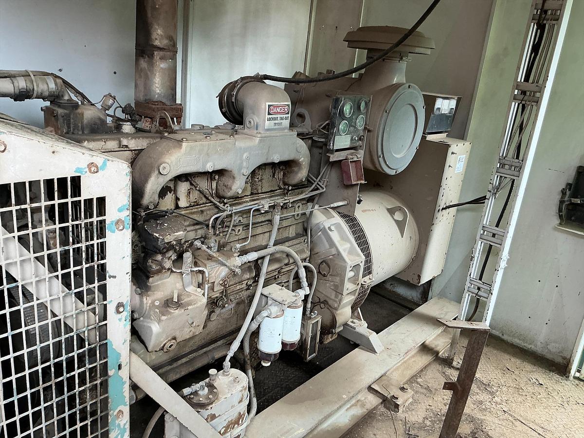 Used Welded Steel Generator Shed
