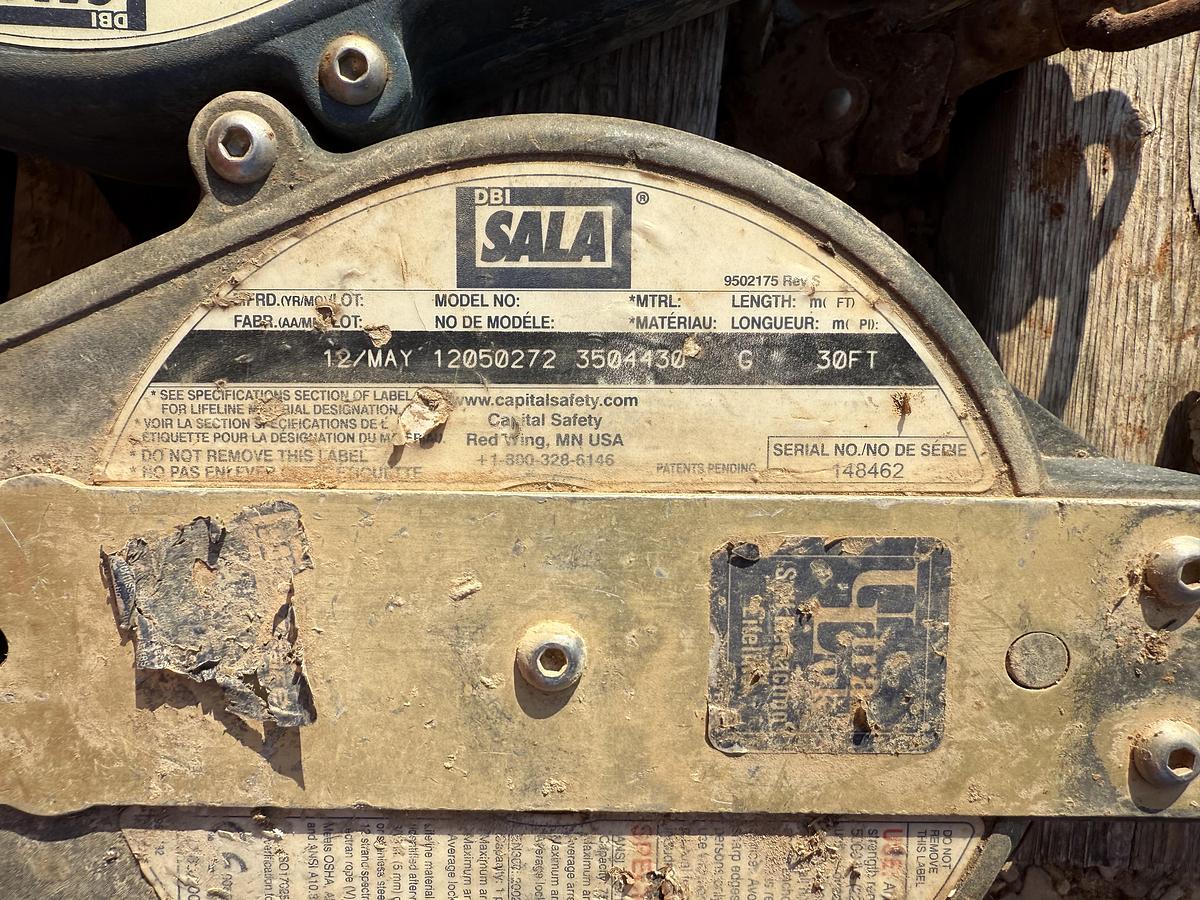 Used 30 Ft DBI SALA Ultra-Lock Self Retracting Lifelines (QTY 14)