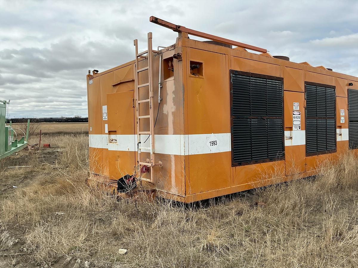 Used Welded Steel Pump Skid