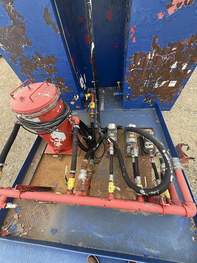 Used Diesel Fuel Tank Skidded 