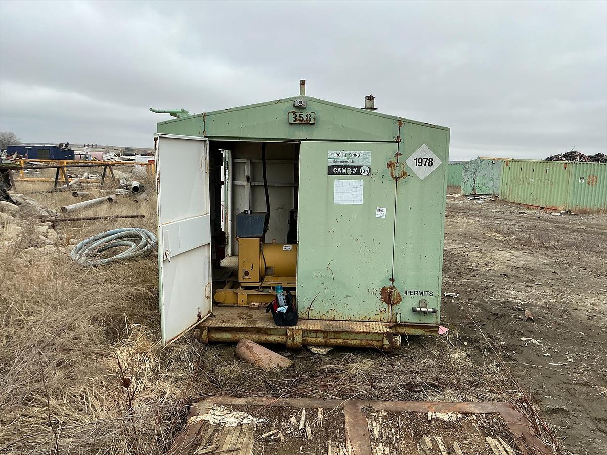 Used Welded Steed Generator Shed