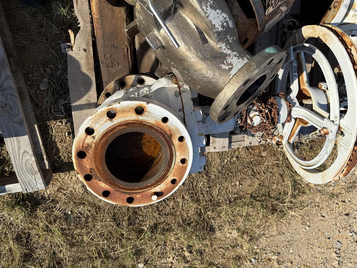 Used 6" Ball Valve & Electric Pump