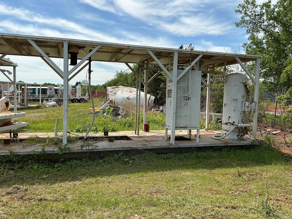 Used Empty Generator Shed on Skids