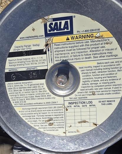 Used DBI SALA Ultra-Lock Self Retracting Lifelines