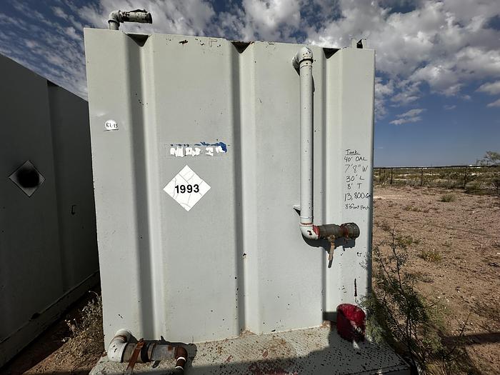 Used Skidded Fuel Tank 13,800 Gallons