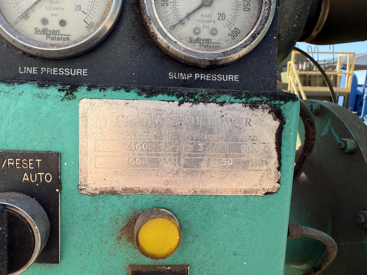 Used SULLIVAN PALATEK 50DG AIR COMPRESSOR 