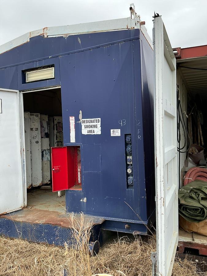 Used Welded Steel Generator Shed