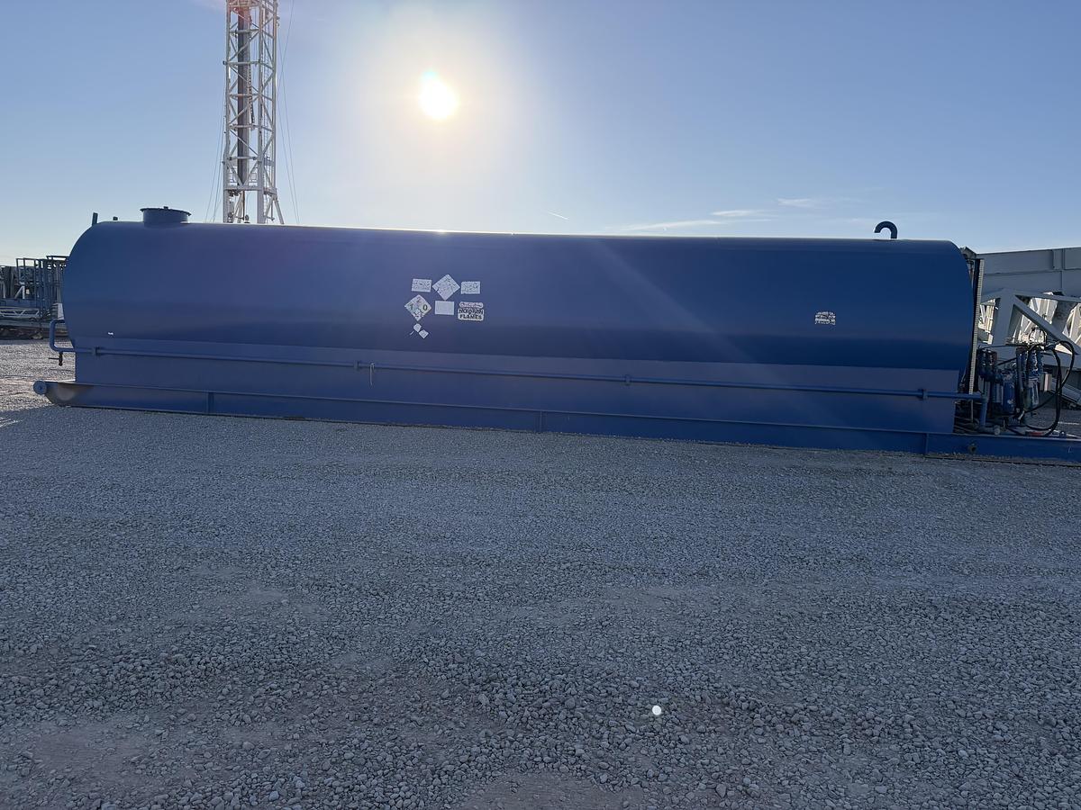 Used 15,000 Gallon Skidded Diesel Fuel Tank