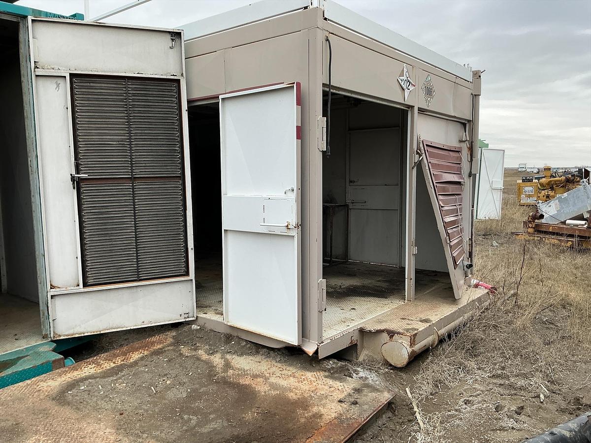 Used Welded Steel Generator Doghouse Combo