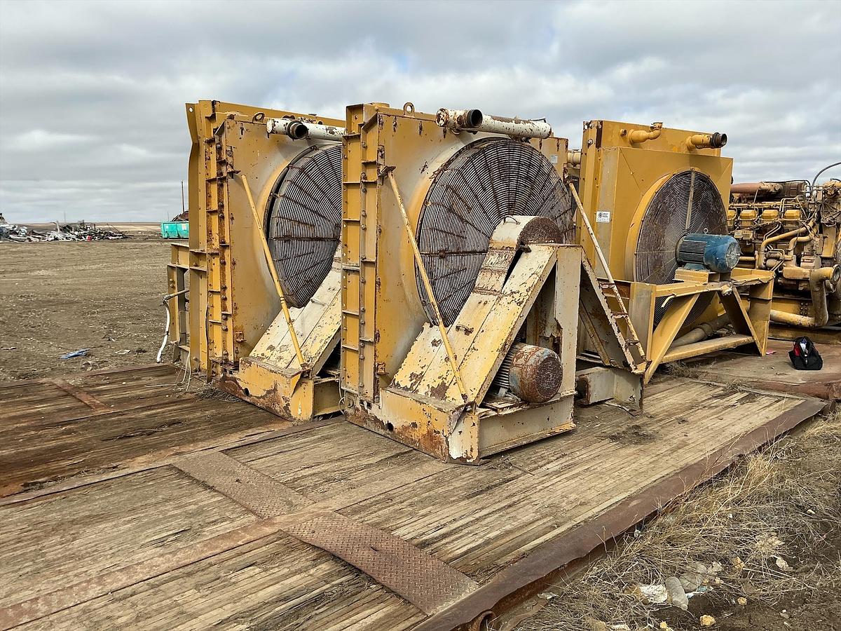 Used Caterpillar 3512 Electric Motor-Powered Radiator/Cooling Unit 