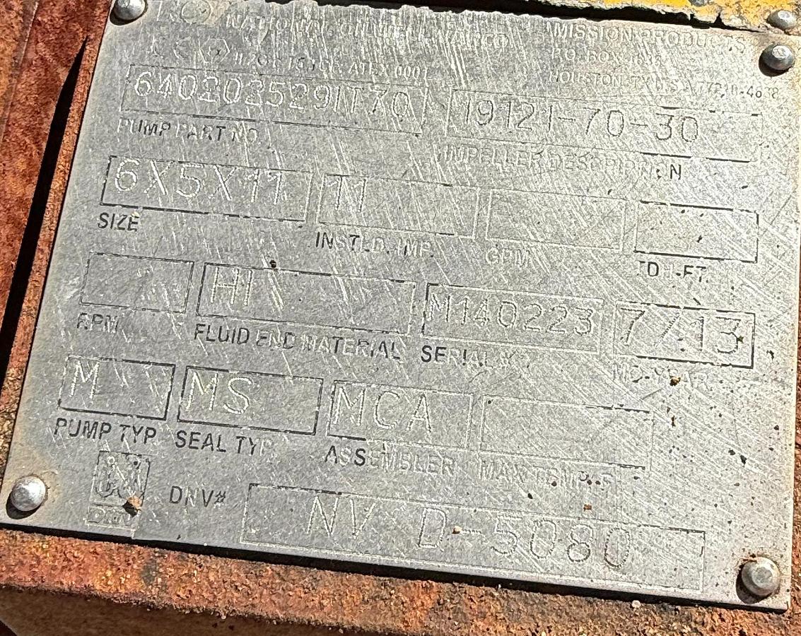 Used QZ-9 Triplex Mud Pump