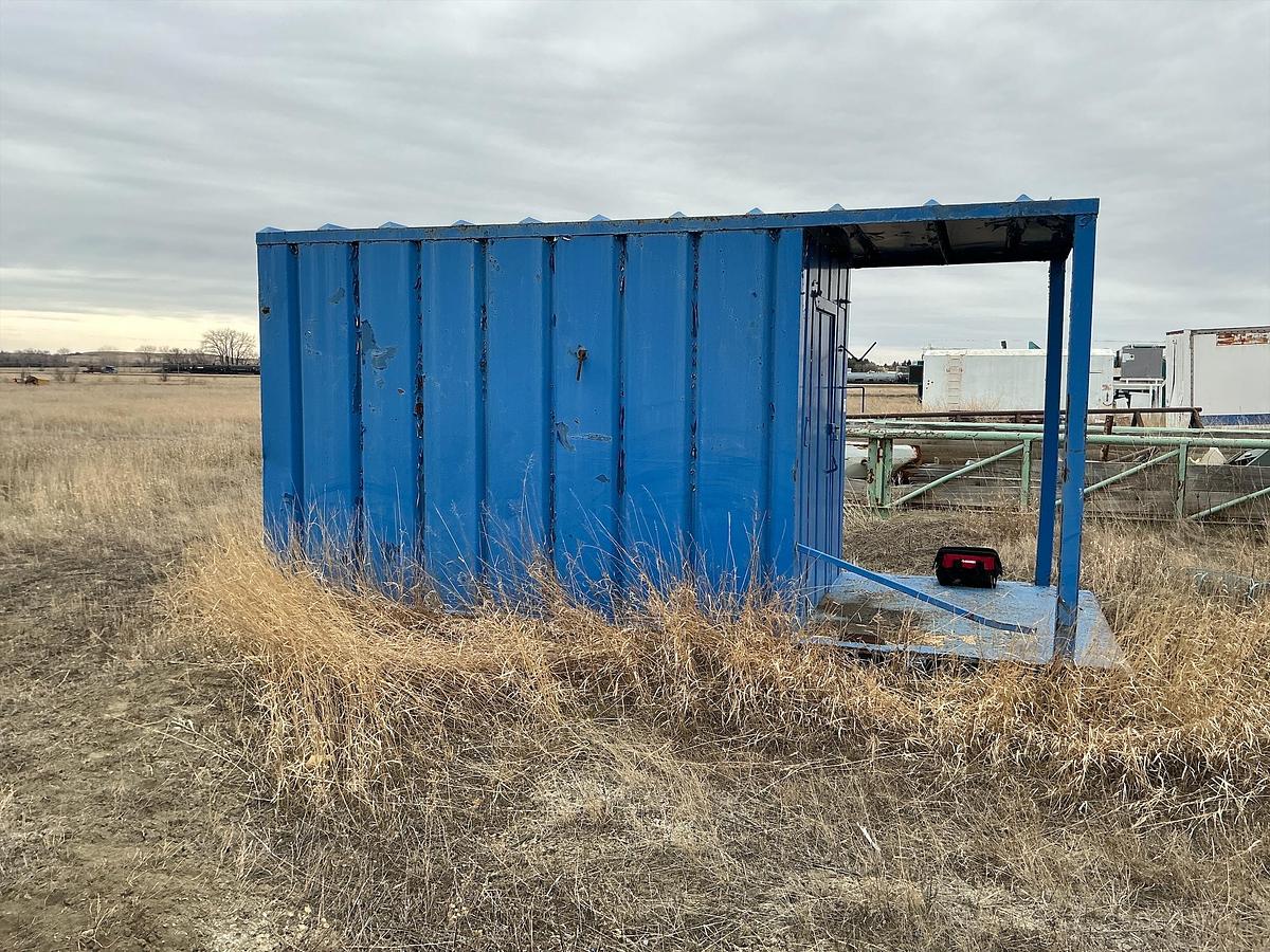 Used Welded Steel Shed