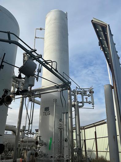 Used 54" x 30' x 634PSI, Glycol Contact Tower