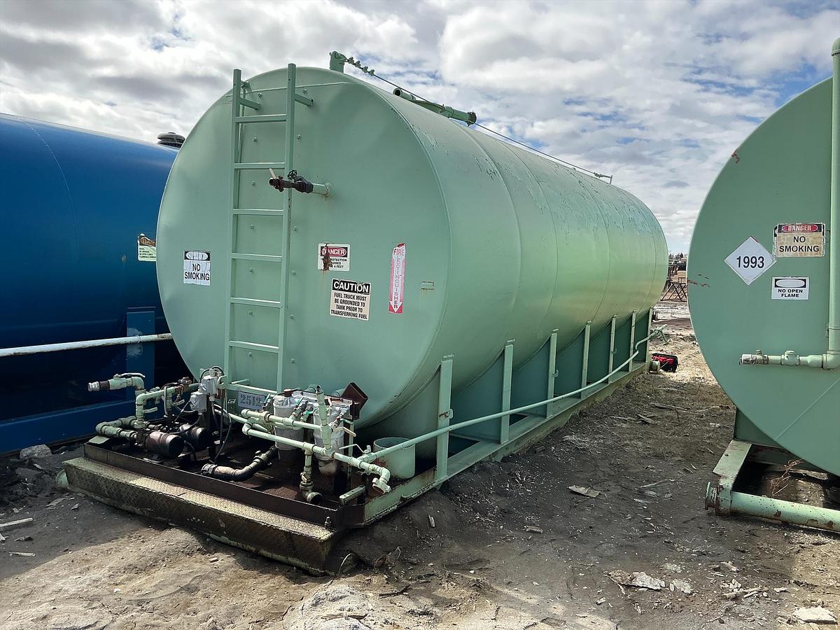 Used Welded Steel 15,000 Gallon Diesel Fuel Tank