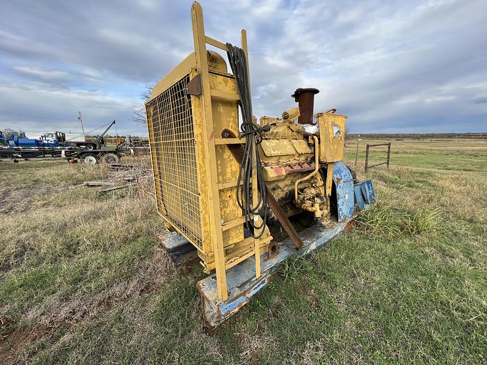 Used 1999 Cat 3412 Skid Mounted Engine