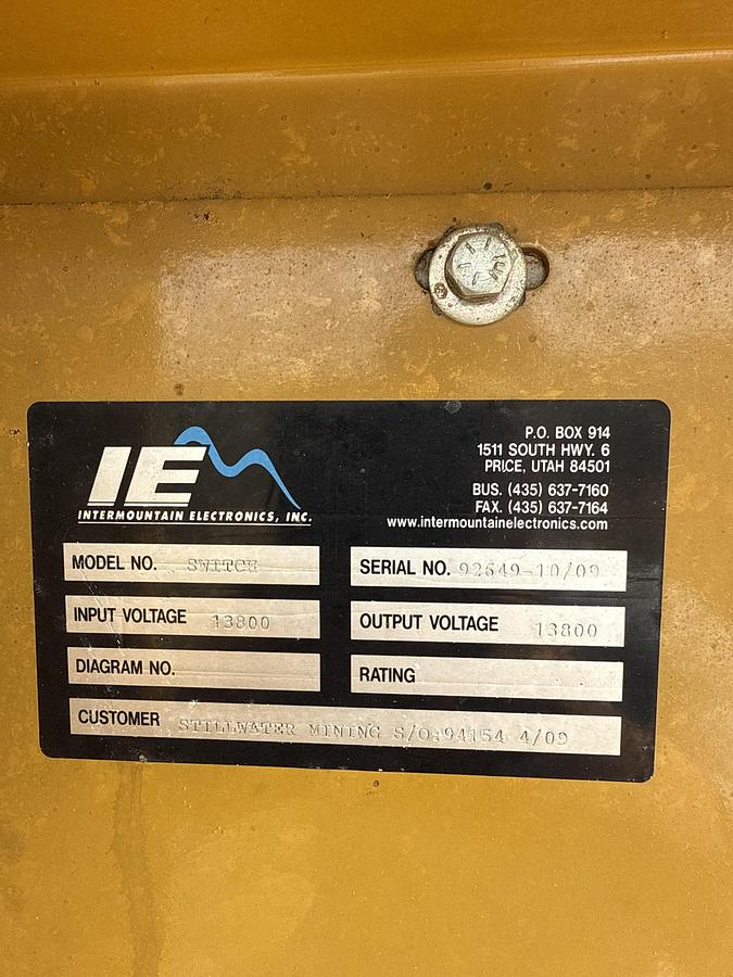 Used Intermountian Electronics Switch
