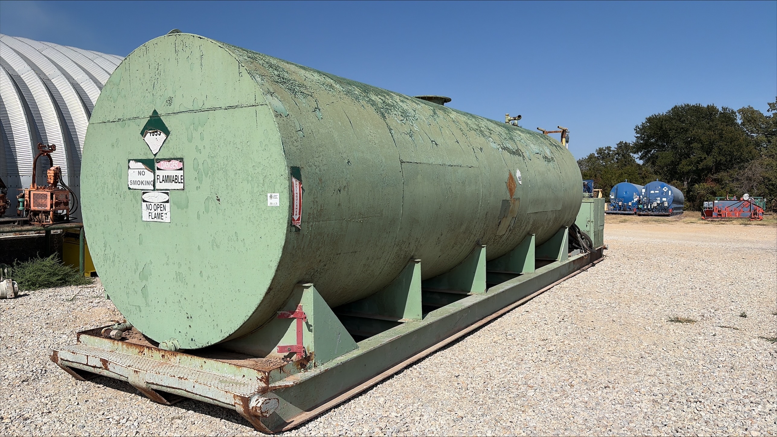 Used Welded Steel 10,000 Gallon Diesel Fuel Tank