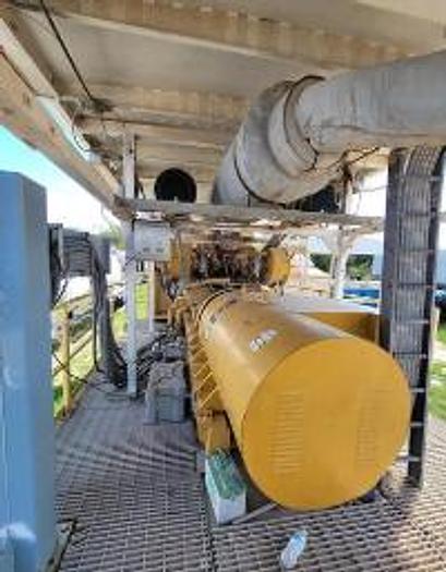 Used 2006 CAT 3512-B Diesel Engine with Kato 1204 kW Generator #3