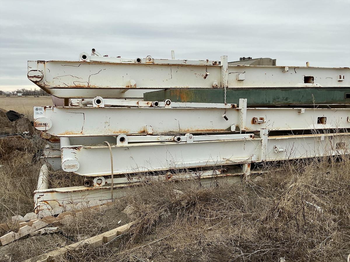 Used Welded Steel Pipe Tub, Skids 
