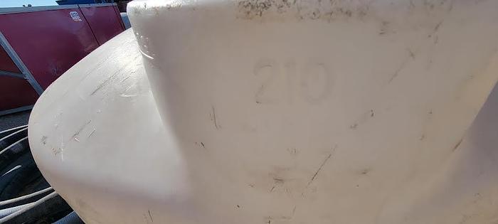 Used 210 Gallon Plastic Tank