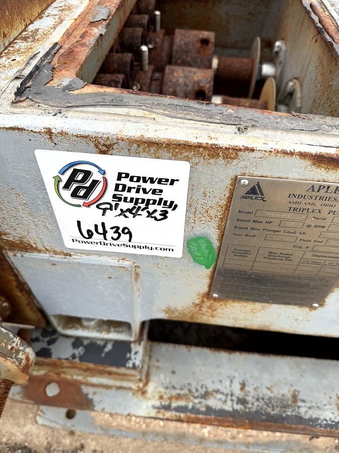 Used Aplex MA-60PE/60H Triplex Plunger Pump