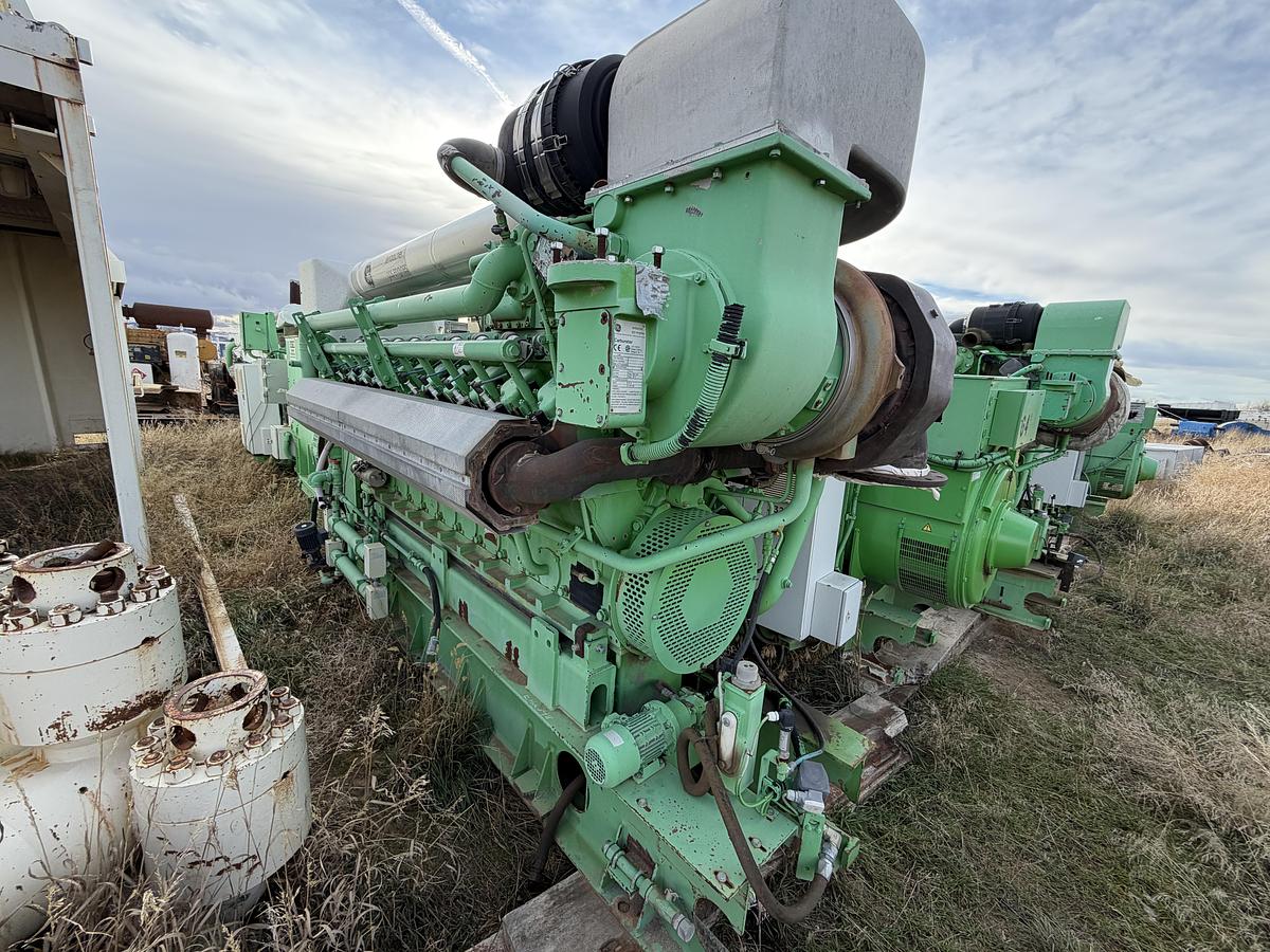 Used 2011 General Electric Jenbacher JGS 320 GS Natural Gas Generator 1712KW