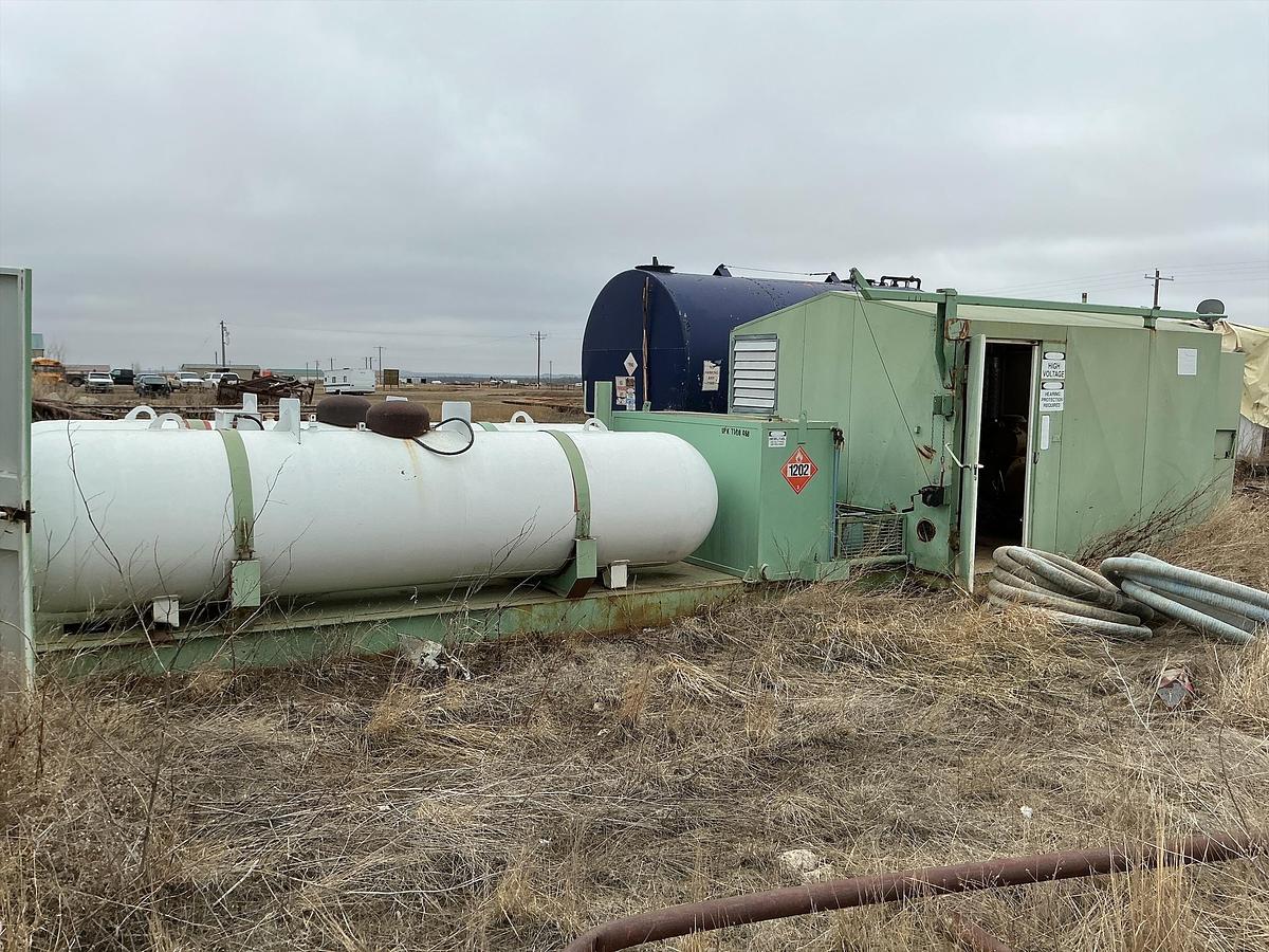 Used Welded Steed Generator Shed