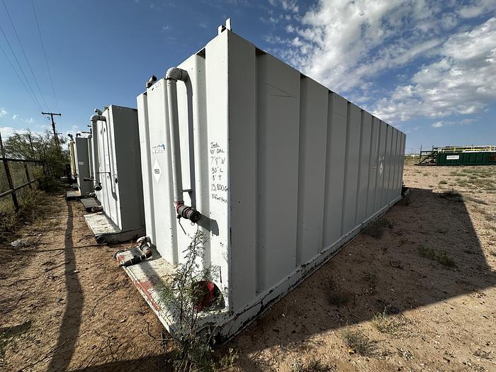 Used Skidded Fuel Tank 13,800 Gallons