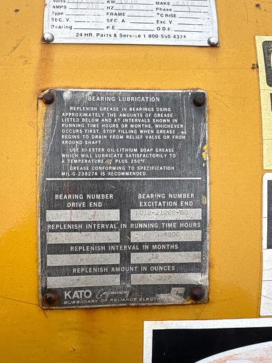 Used CAT 3512-A Diesel Generator