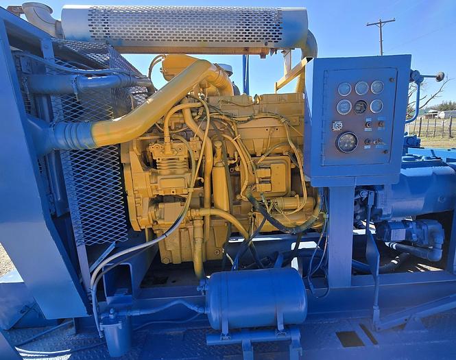 Used Pinion Triplex Pump Skidded