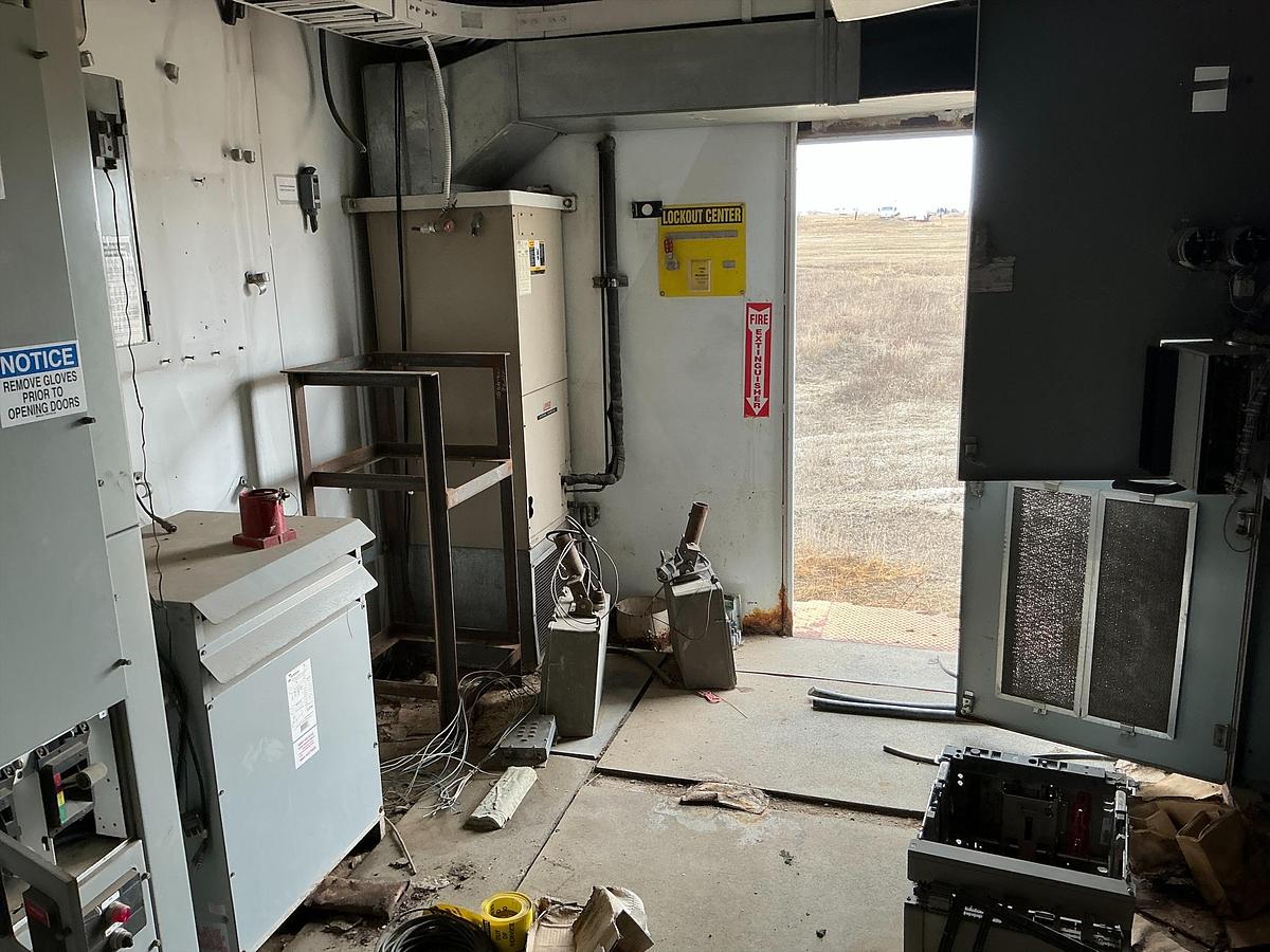 Used Welded Steel Pump Skid