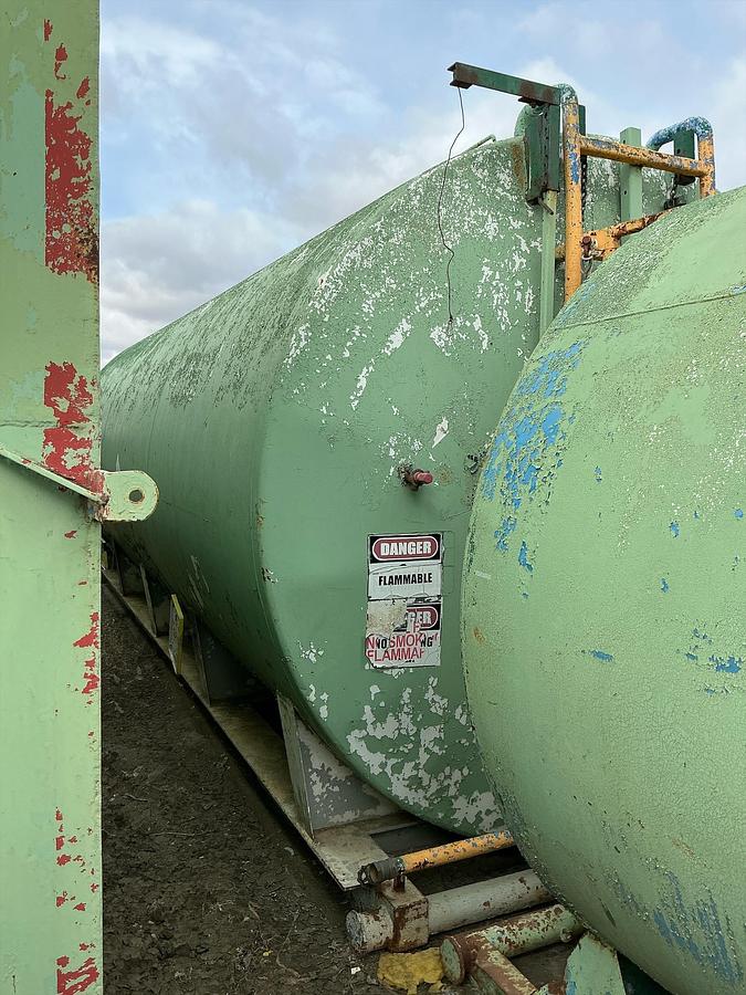 Used 15,000 Gallon Fuel Tank, Welded Steel