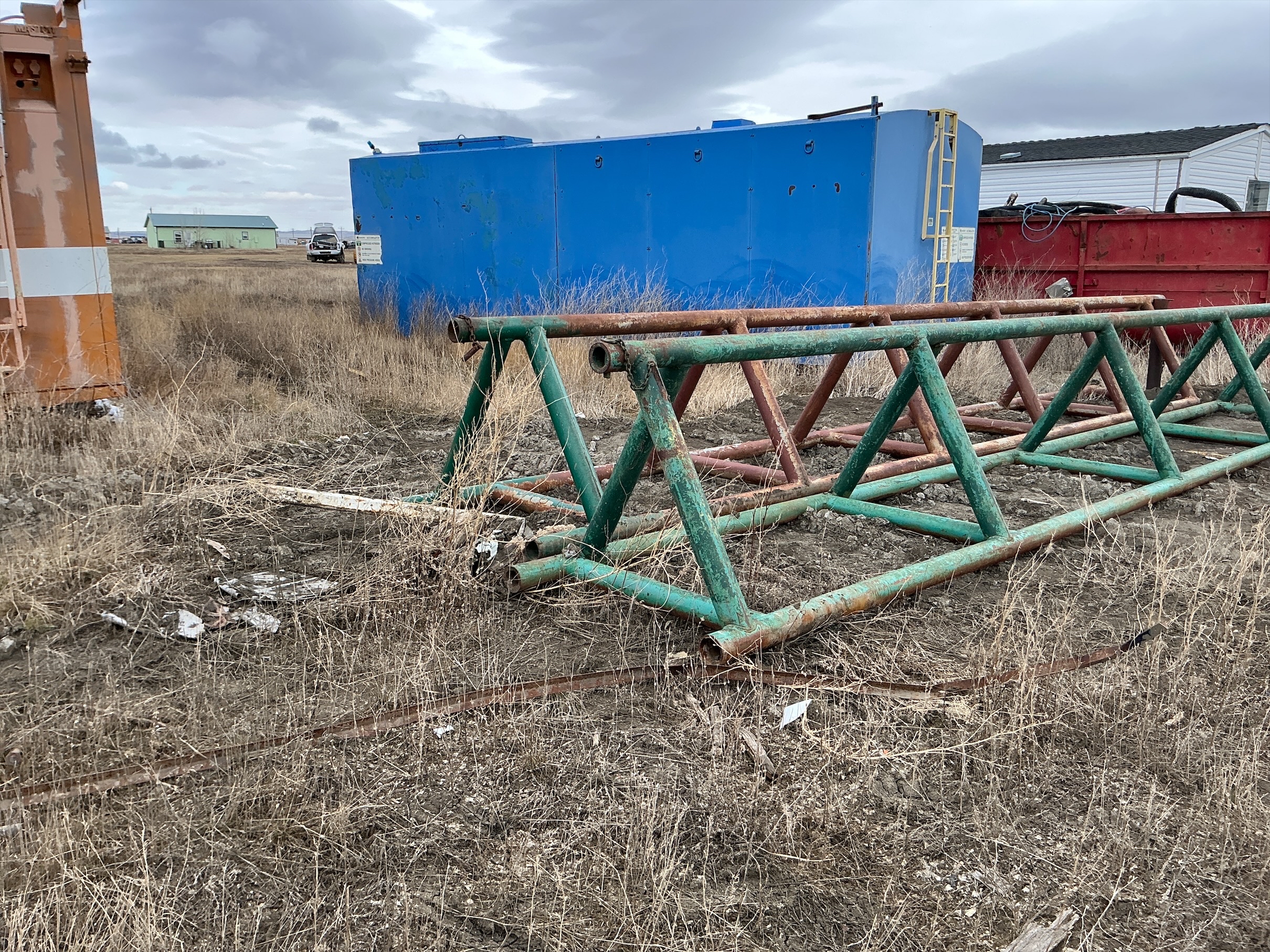 Used Welded Steel Pipe Racks 