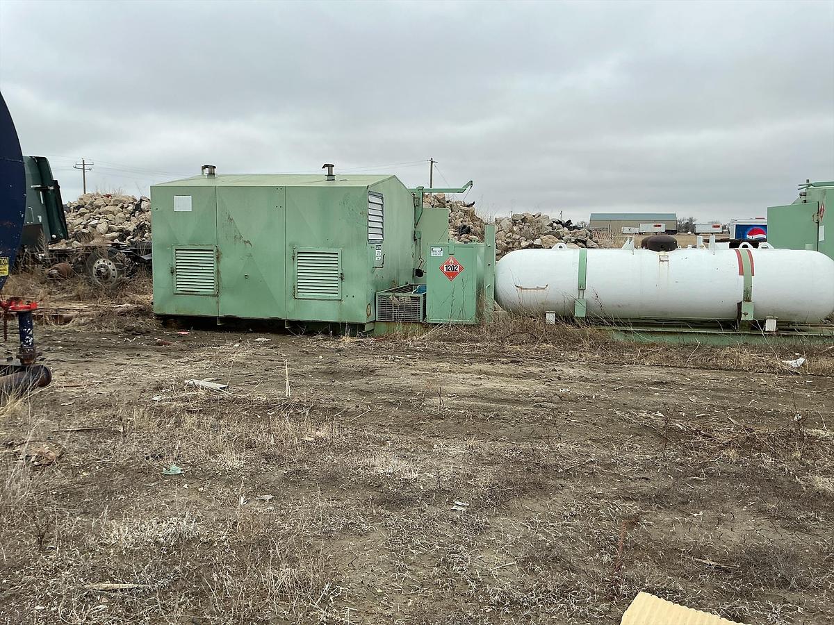Used Welded Steed Generator Shed