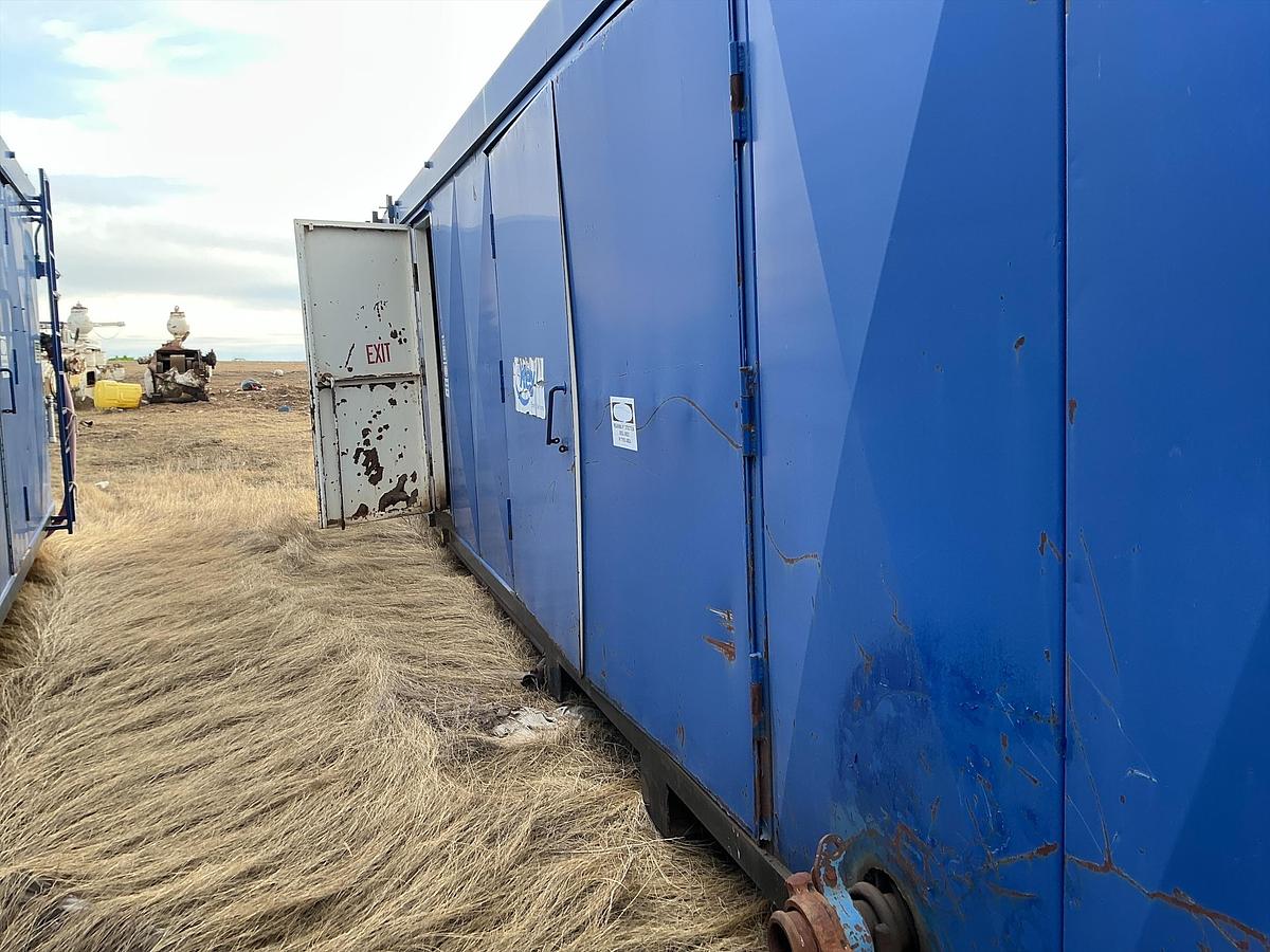 Used Mud Pump Skid Building w/ MTU Diesel Engine w/ RS-F1000 Pump