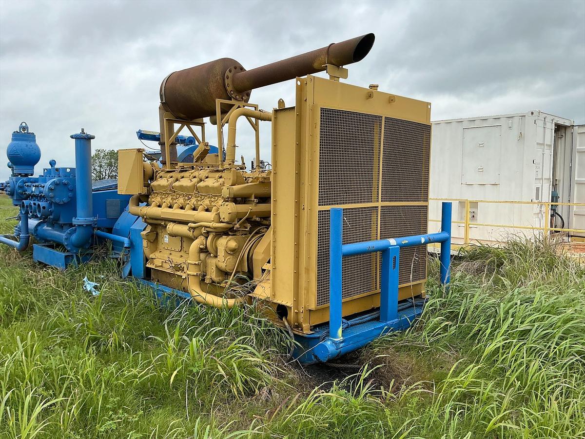 Used IDECO T800 Mud Pump Skid 