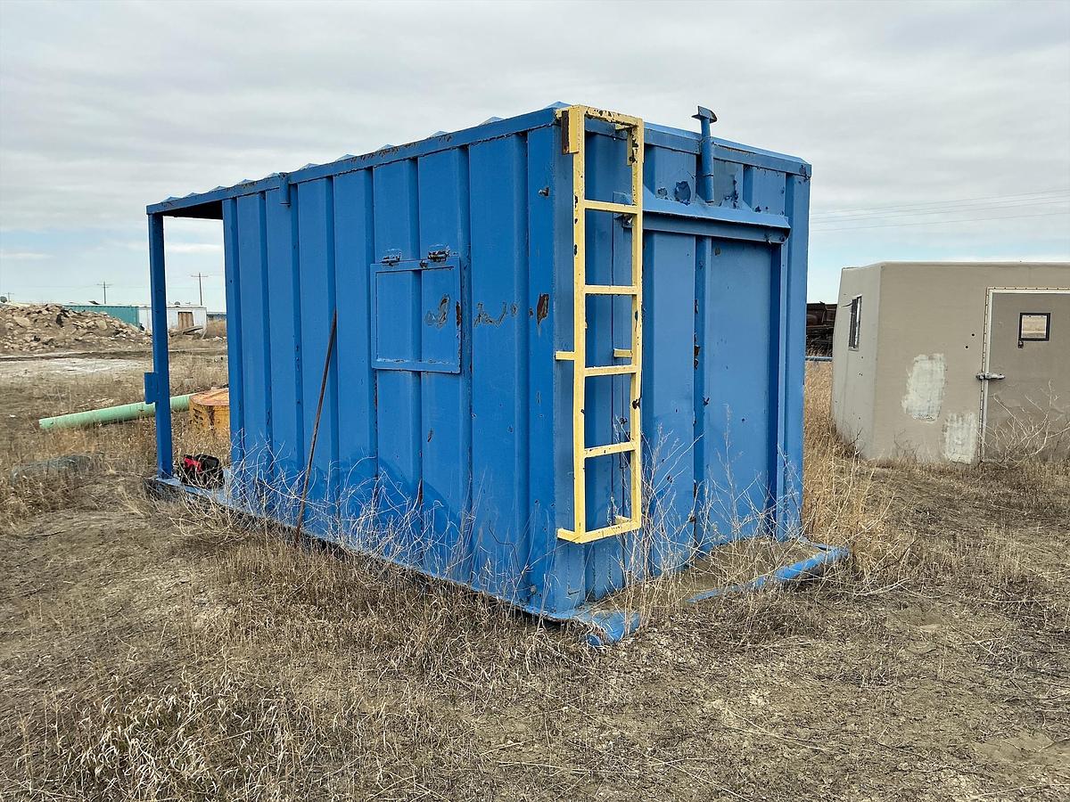 Used Welded Steel Shed