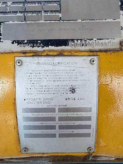 Used Cat 3512-b generator