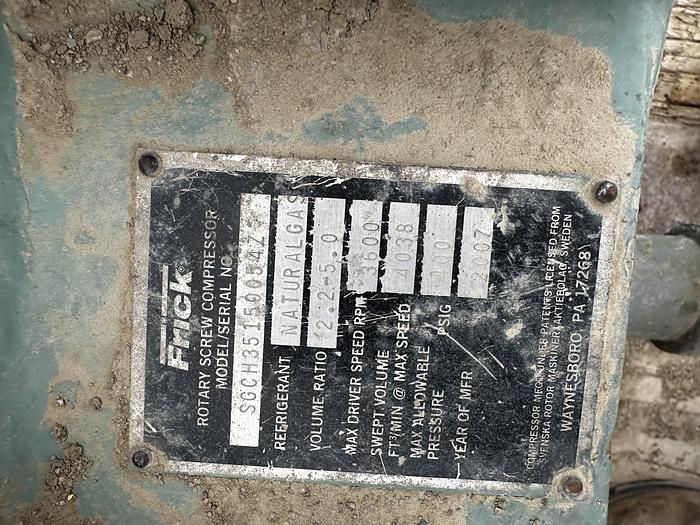 Used 2007 Frick SGCH3515