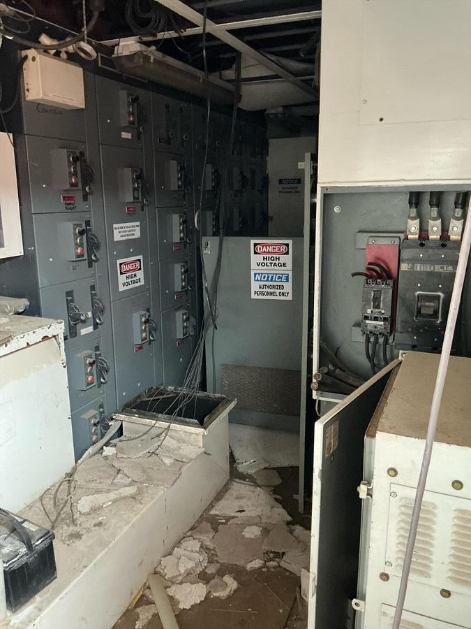 Used Welded Steel Generator Shed