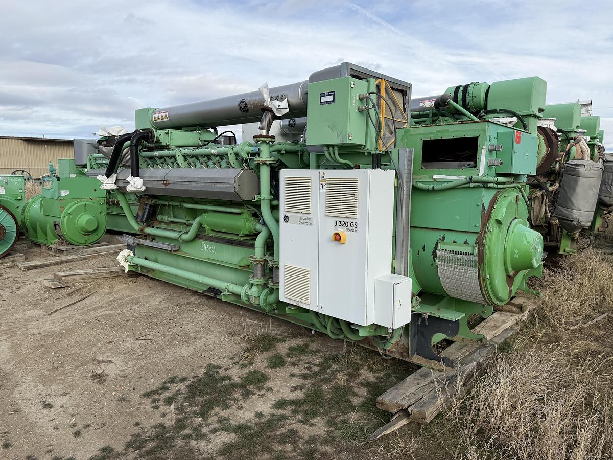 Used 2011 GE Jenbacher J320 Natural Gas Generator 1712KW