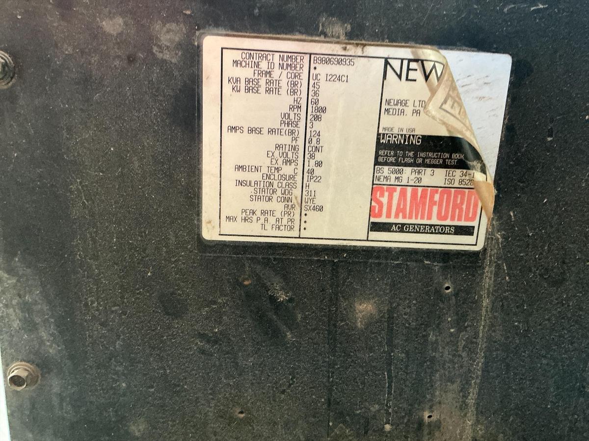 Used Isuzu A-4BG1 Diesel Generator