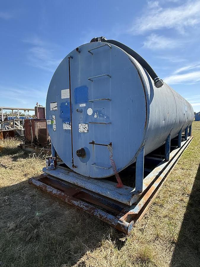 Used 10,000 Gallon Fuel Tank Skidded