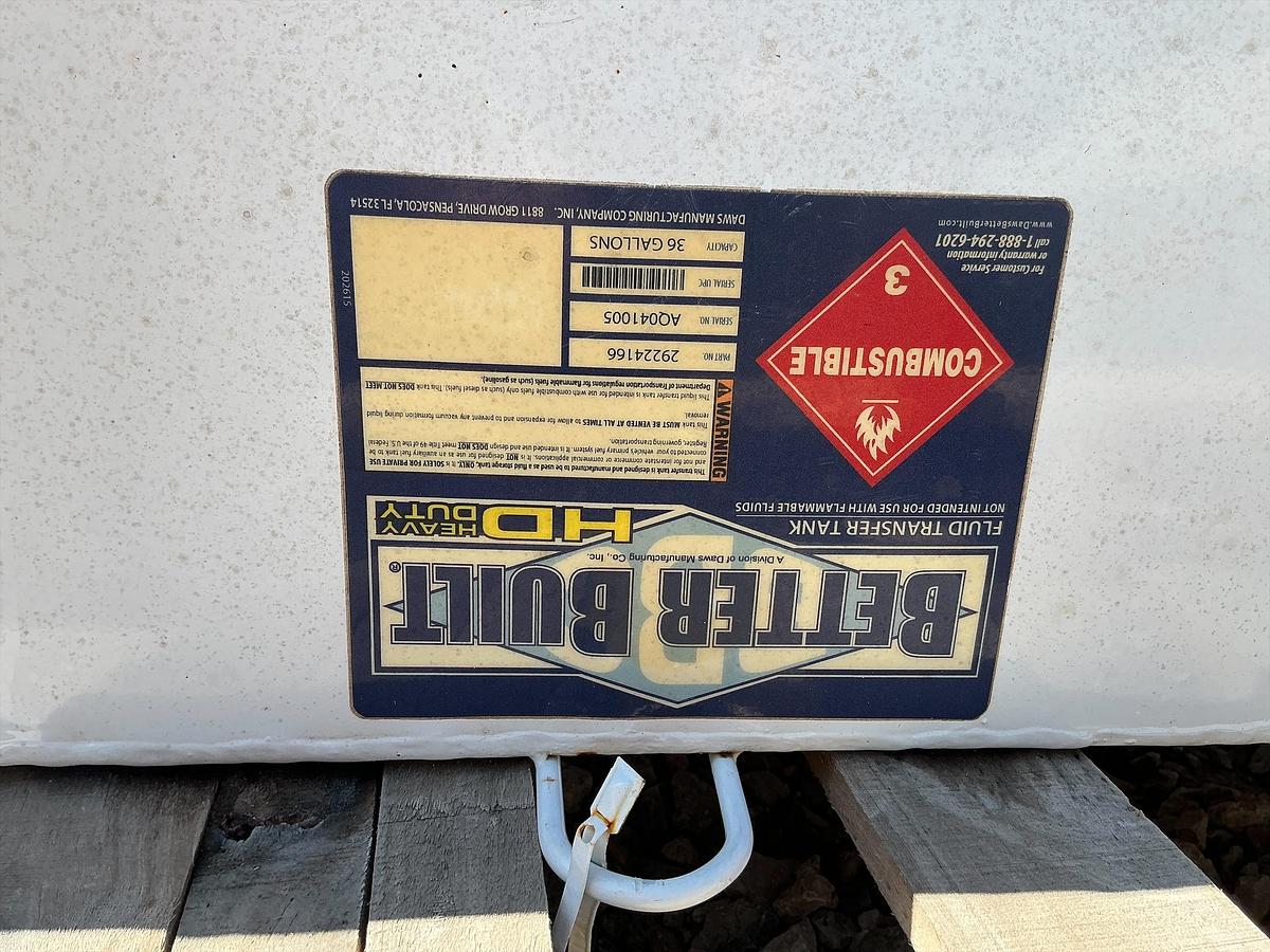 Used Better Built Vertical Transfer Tank